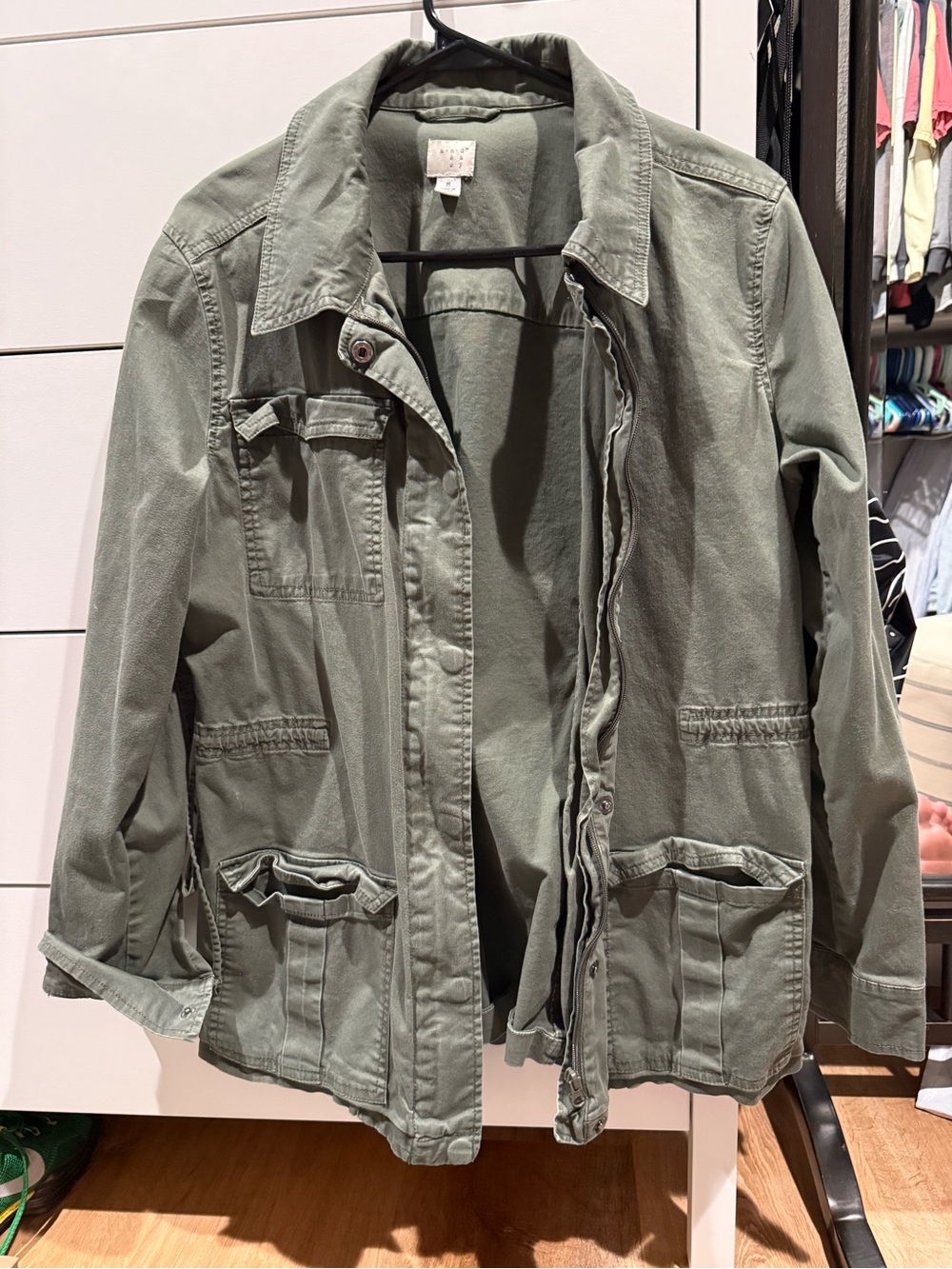 a new day Olive Utility Field Jacket